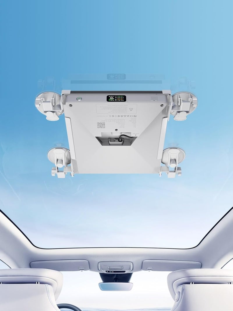 PeakDo Starlink Mini Mount,180°Rotatable Starlink Mini Suction Cup Mount with Large Durable Suction Cup,Strong Frame,35mm Extendable Starlink Mini Mount Kit for Car Sunroof,RV,Boat,Airplane - Image 1